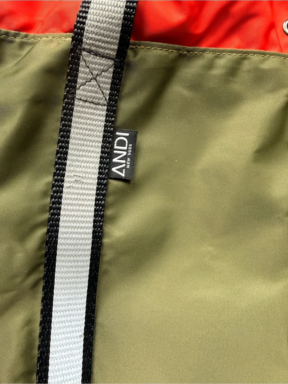 Andi olive backpack